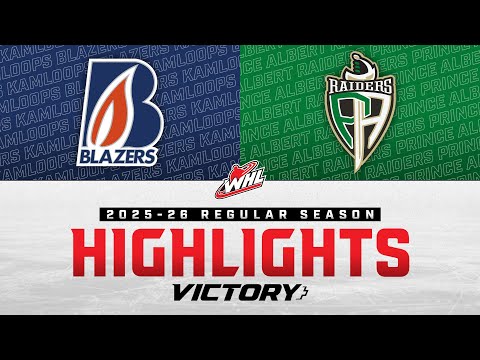 Kamloops Blazers at Prince Albert Raiders 10/10 I WHL Highlights 2025-26