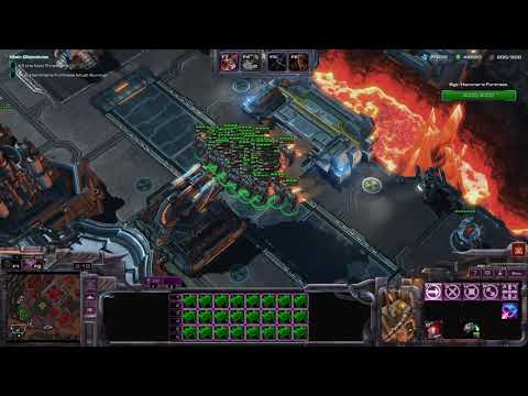 Starcraft 2 Reaper landing from Sgt Hammer's Fort.