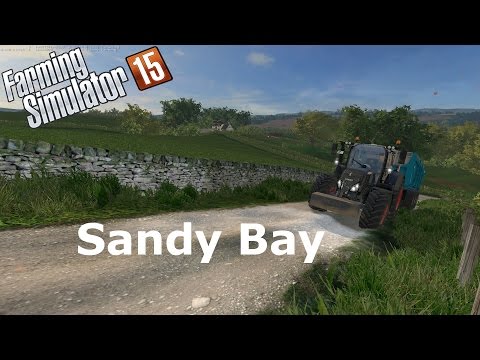 Farming Simulator 15 on Sandy Bay exploring and harvesting
