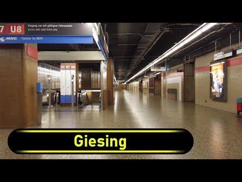 U-Bahn Station Giesing - Munich 🇩🇪 - Walkthrough 🚶