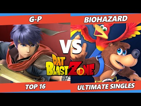DAT BlastZone 32 Top 16 - G-P (Ike) Vs. biohazard (Banjo, Pokemon Trainer) SSBU Ultimate Tournament