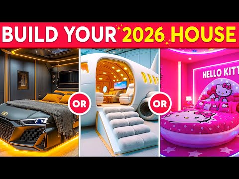 Would You Rather - Build Your 2026 Luxury Dream House 🚀🏡💖🌈 Quiz Galaxy