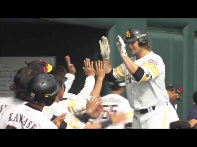 【ファーム】ホークス・ジェンセンの完璧な反撃アーチ!! 2017/3/30 H-C(ファーム)