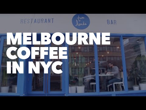 Two Hands Cafe - Melbourne coffee in NYC