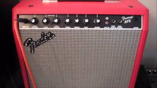 Video thumbnail for Fender Frontman 25R amp demo by friskypants74