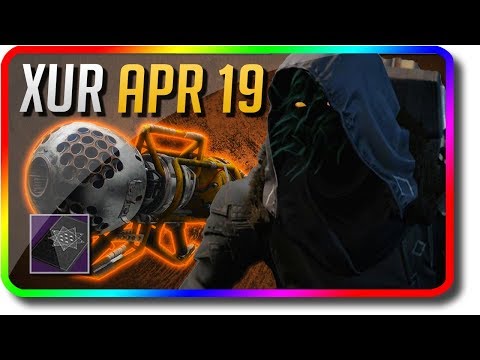 Destiny 2 - Xur Location & Exotic Armor Perk Rolls & Xur Bounty Wardcliff 4/19/2019 (Xur April 19) Video