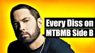 Every Diss On EMINEM's Music To Be Murdered By - Side B Album [EMINEM Vs. The Rap Game]
