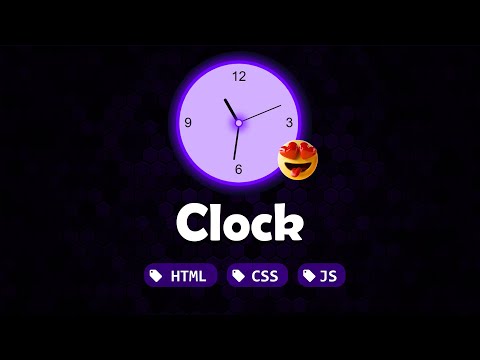 Asmr Programming Analog Clock With Html Css And Javascript Step By Step Tutorial