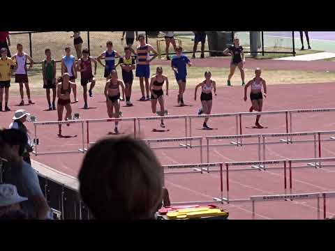 100m Hurdles 76cm Girls, Holiday All Comers Meet #2, UQ Athletic Centre, St Lucia, Brisbane5/10/2019