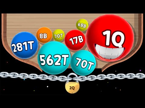 Laser Bubbles 2048 - LARGE Numbers (Unlock 2Q ◥Quadrillion - 4T ◥Trillion - 17B ◥Billion)