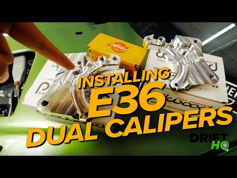 HOW TO INSTALL E36 DUAL CALIPERS