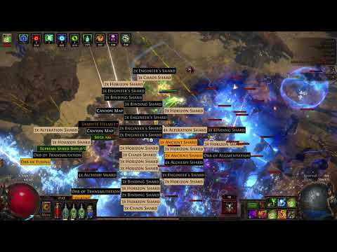 Path of Exile 3.13 Ritual Toxic Rain/Caustic Arrow Trickster T10 Canyon Fast & Easy farm Harbingers