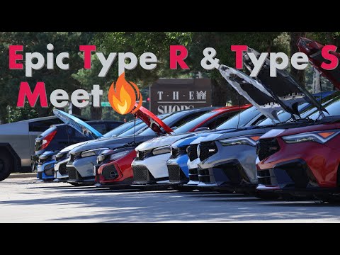 Epic Honda Type R & Integra Type S Meet | FL5, FK8 & JDM Legends 🚗🔥 #honda #typer #types #acura 