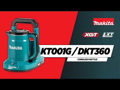 Makita DKT360Z LXT ® Akumuliatorinis virdulys, 18V X2 video