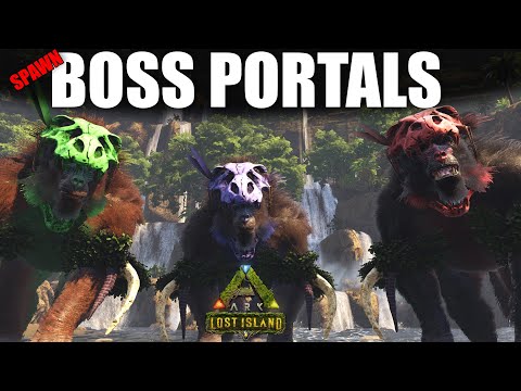 How to spawn the Lost Island Portals and the Dinopithecus King
