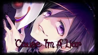 Cover art for Cause I'm a Liar (Kokichi Danganronpa)【VOCALOID】Nightcore
