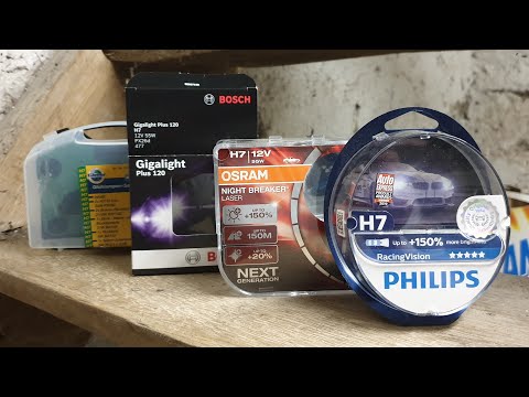 Großer H7 Lampen Vergleichstest