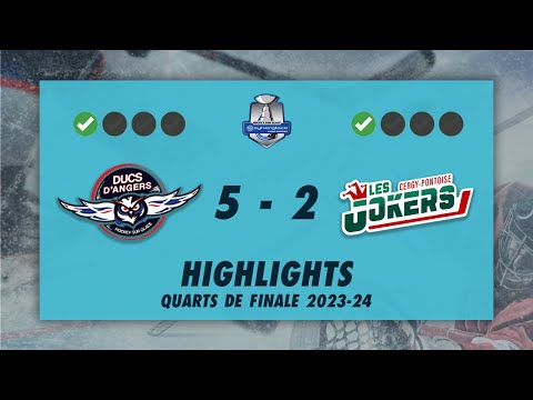 Ducs d'Angers 5-2 Jokers de Cergy-Pontoise - Highlights - Synerglace Ligue Magnus 2023/24