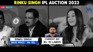 Rinku Singh IPL 2023 Auction Video | He was SOLD for 10 Lakhs | Rinku Singh 5 Sixes in 5 Balls