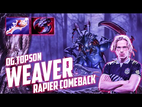 WEAVER DOTA 2 - OG.TOPSON WEAVER WITH 30 KILLS - DOTA 2 7.30C GAMEPLAY