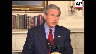 President Bush joined in the worldwide criticism of North Korea, after word that the communist count