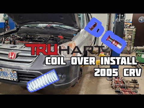 TRUHART Coilover install 2005 CRV