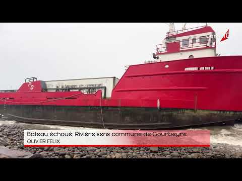 Tempête Jerry, Rivière-sens Gourbeyre