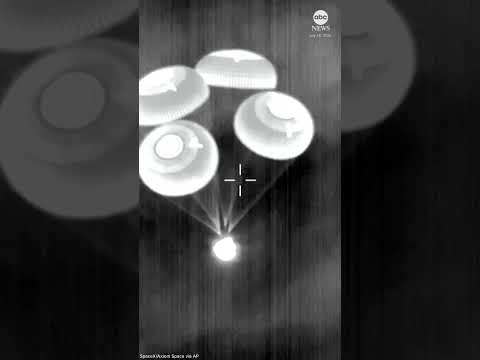 Spaceflight ends with splashdown for astronauts from India, Poland and Hungary