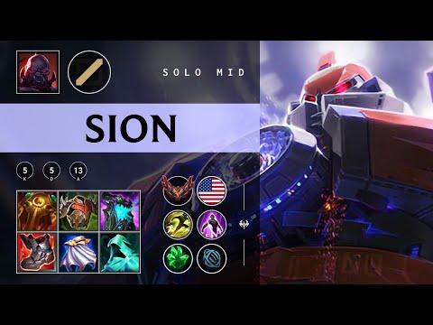 Sion Mid vs Yone - NA Grandmaster Patch 25.22