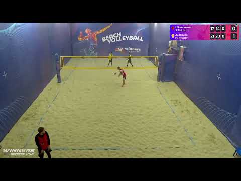 14:35 I. Romanenko / S. Zalizko - A. Zabuha / M. Kyselov 07.03.2023 | Winners Beach Volleyball