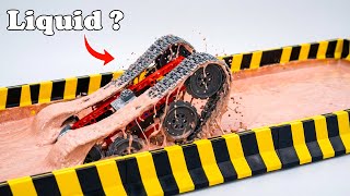 Driving LEGO Tank Through Liquid Trap | Smart Lego