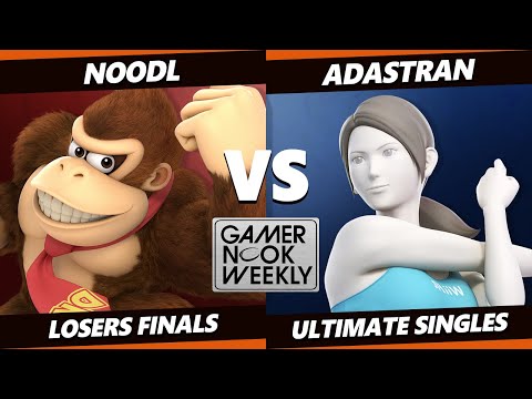 GNW 4 Losers Finals - Noodl (Donkey Kong) Vs. Adastran (Wii Fit Trainer) Smash Ultimate - SSBU