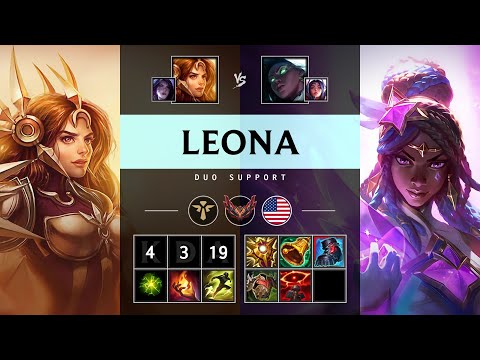 Leona Support vs Senna - NA Grandmaster Patch 25.13