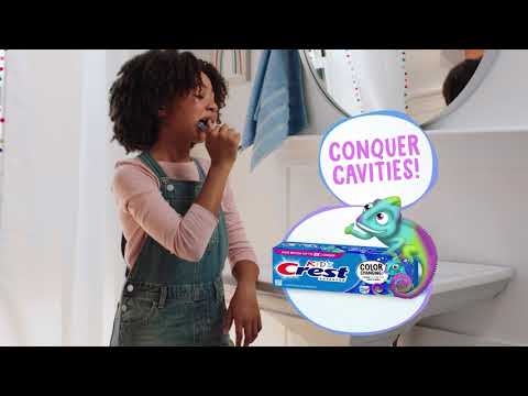 New Crest Kids Color-Changing Toothpaste