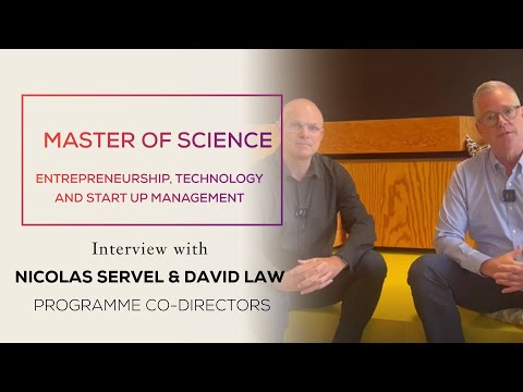 Discover the MSc Entrepreneurship, Technology and Startup Management