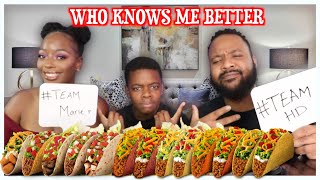 WHO KNOWS ME BETTER PT.2 | VEGAN CARNE ASADA TACOS MUKBANG