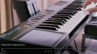 Video thumbnail for Yamaha PSR-12 Keyboard Review and Song (YM3812 Synth Chip Sound Blaster 2.0) by Marky Shaw