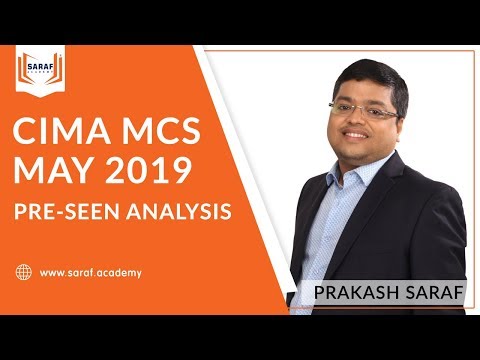 CIMA MCS May 2019 - Pre-seen Analysis