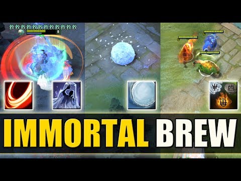 100% Invulnerability [Immortal Brewmaster Combo] Dota 2 Ability Draft