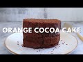 How to make Orange cocoa cake | Food From Portugal