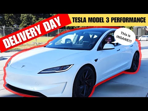 DELIVERY DAY & MY FIRST 100 MILES | 2024 TESLA MODEL 3 PERFORMANCE (Get up to $2,000 off)