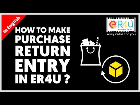 How to Make Purchase Return Entry