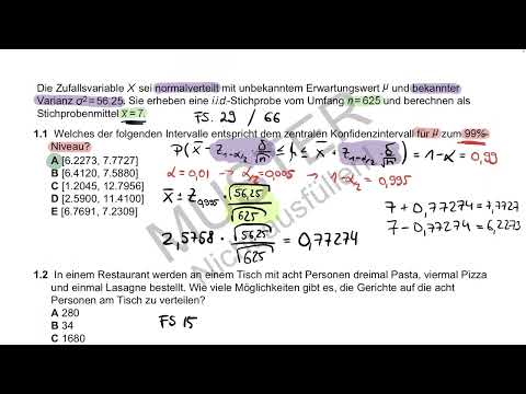 Klausurbesprechung FAU Statistik WiSe 21/22