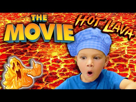 Floor Is Lava The MOVIE! Lava Monster On The Playground, Hello Neighbor, Lego Fort, And Robot Lava!