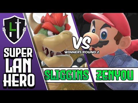 SUPER LAN Hero Tuesday - UCI | Sliggins (Bowser) vs Zenyou (Cloud, Mario) / Winners Round 2