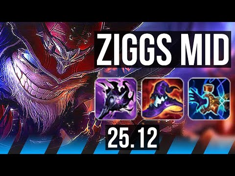 ZIGGS vs AHRI (MID) | 6k comeback | EUW Master | 25.12