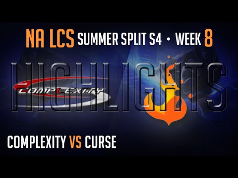 LCS Highlights Complexity vs Curse Week 8 NA Summer 2014 COL vs CRS S4 W8D1G1 Season 4