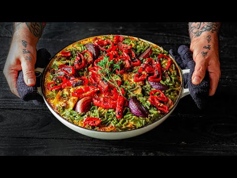 Vegan Vegetable Rice Bake