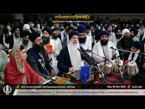 012 Bhai Harpreet Singh Jee Toronto at November 2025 Toronto Akhand Keertan Smaagam