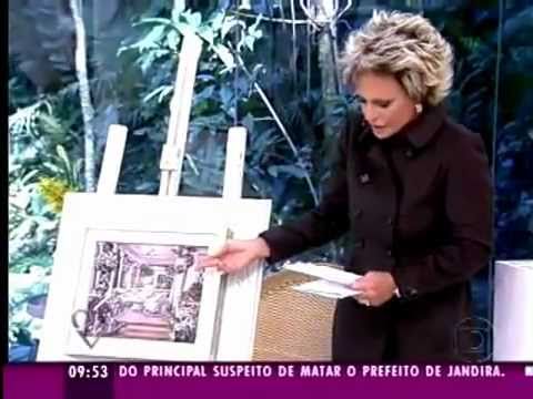 Trabalho de Susan Mason exibido no Mais Você